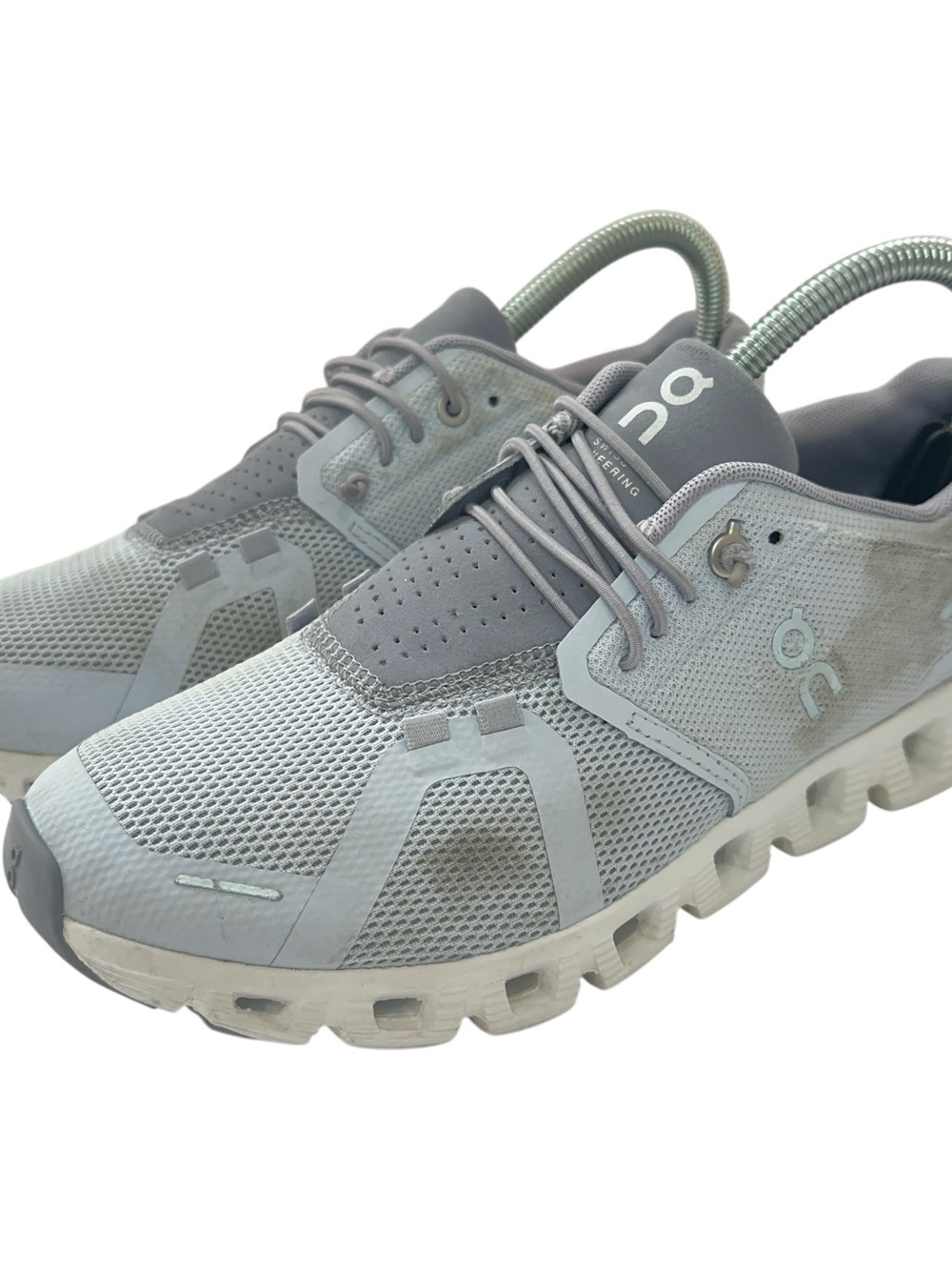 On Cloud 5 Shoes Womens Size 7.5 Running Athletic Gym Gray
